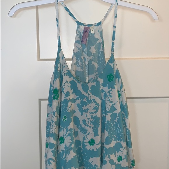 Alya Floral Tank Top (Francesca’s) - Picture 2 of 4